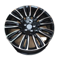 Jantes de voiture de tourisme Vorgin New YQ Sport en alliage concave, 19-22 pouces, 9.5J 45 ET 5x108/120 PCD, finition noire profonde, boulons pour Velar