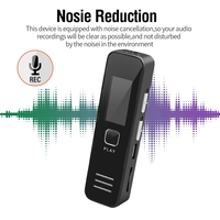 Enregistreur vocal numérique mini audio dispositif d'enregistrement sonore mp3 lecteur de musique