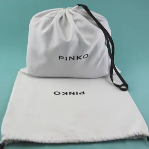 Large Linen Envelope Drawstring Purse Dust Bag For Handbags Luxury Custom Cotton Dust Bag