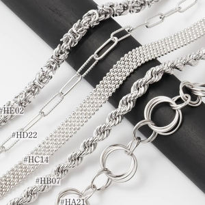 Collar de cadena de Plata de Ley 925 de alta calidad, accesorio de moda hecho a mano de Sri Lanka - Product Image 1