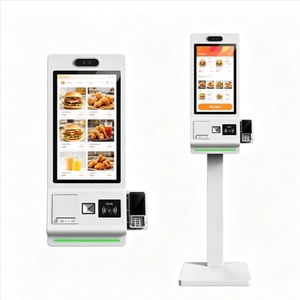 23.6 Inch LCD Touch Built-In Receipt Printer Face Camera Wall Mount & Floor Stand Self-Service Payment Kiosk For Retail Catering - Product Image 1
