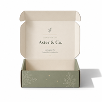 Cajas de Cartón Corrugado Negras Cuadradas Pequeñas Personalizadas para Envíos de Zapatos y Ropa, Embalaje de Papel Reciclable, Cajas de Envío Personalizadas