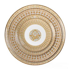 Assiettes et Plats en Porcelaine Chevaux Mosaïque Nordique, Décorations de Fête de <span class=keywords><strong>Luxe</strong></span>, Décors Maison pour Salle à Manger, Technique de Gravure, Vente en Gros - Product Image 1