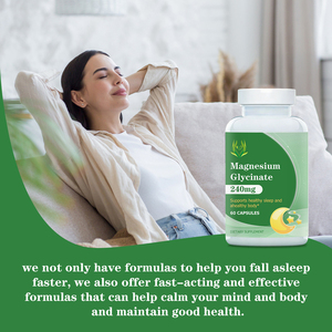 Suplemento para Huesos Saludables con Magnesio Glicinato 240mg en Cápsulas, Personalizable de Fábrica, Favorece la Relajación Muscular y el Sueño - Product Image 5