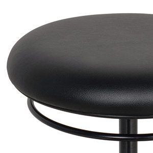 Silla industrial multiusos Material de PU Reposapiés de acero 360 ° Taburete de taller dental con ruedas giratorias - Product Image 4