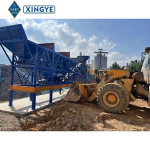 โรงผสมคอนกรีต60m ขนาดเล็ก CE โรงงานผลิตคอนกรีตผสมปูนแห้งแบบพกพา - Product Image 3