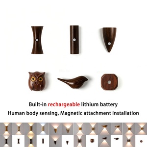 Creative <b>LED</b> Night <b>Light</b> Rechargeable Human Motion <b>Sensor</b> Magnetic Wall Lamp Decor <b>Light</b> For Bedroom Corridor Cabinet - Product Image 1