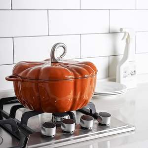Cast Iron Dutch Oven <strong>Pumpkin</strong> <strong>Casserole</strong> <strong>Dish</strong> Enameled Cast Iron <strong>Pumpkin</strong> <strong>Casserole</strong> Pot With Lid - Product Image 5