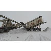 Planta Móvil de Trituración VSI Tipo Oruga, Trituradora de Piedra Móvil de 300tph para Minería de Agregados y Piedra Caliza