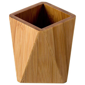 Custom Single-Tier Wood Modern Varnish Surface Desk Organizer <b>Office</b>/Study Pencil Cup Pen Holder Desktop <b>Storage</b> Living - Product Image 1