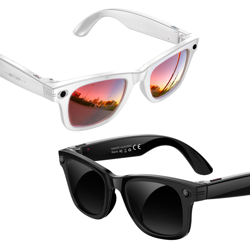 W620 AI Smart Glasses 5MP Camera ENC Al Photo & Recognition Sunglasses Wi-Fi Transfer Men Smart Wearable Headset 2025