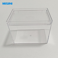 Boîte de présentation en acrylique transparente personnalisée pour figurine de collection, modèle de voiture, jouet portable