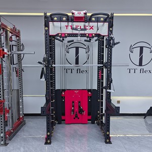 Equipo patentado TT <span class=keywords><strong>FLEX</strong></span>, marco de entrenamiento Smith con ángulo ajustable, máquina Smith multifunción de tracción alta y baja - Product Image 2