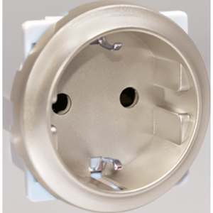 COMETE 2P + T Schuko Titanium Socket Premium Fiches et douilles - Product Image 1