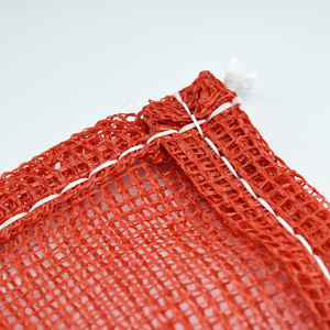 Bolsa de fruta de malla roja blanca pura y translúcida con patata - Product Image 5