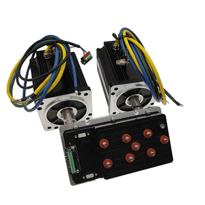 Moteur servo sans balais 48V 3KW 3000 tr/min avec encodeur incrémental et driver double canal prenant en charge le CAN pour bateaux et ventilateurs - Product Image 3