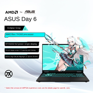 โน้ตบุ๊คธุรกิจใหม่ของ Asu-s รุ่น R7-H260 ตัวเครื่องอะลูมิเนียม SSD RTX 5050 8G สีเทา ขนาด 16 นิ้ว 11 Home 16:10 สำหรับ Tianxuan 6 AMD Ryzen 7 260 P - Product Image 1
