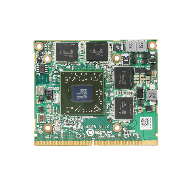 Manufacturer Best Price Cheap HD7750 MXM Design Graphics Card-Type a Half-height Design, 55W Power Consumption, 2G GDDR5 Video Memory Industrial Control Graphi