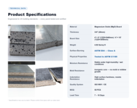 Panneaux de plancher structurels monocouche de 3/4 po d'épaisseur, 4' x 8' et 4' x 10', remplaçant le contreplaqué OSB et le gypse-ciment
