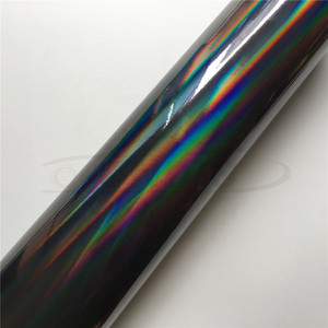 <span class=keywords><strong>Film</strong></span> vinyle auto-adhésif pour voiture, effet chrome holographique noir, PVC, feuille colorée, par Car <span class=keywords><strong>Film</strong></span> - Product Image 4
