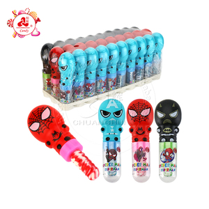 Sucette <span class=keywords><strong>Spiderman</strong></span> en forme de dessin animé avec sucette à bulles - Product Image 1
