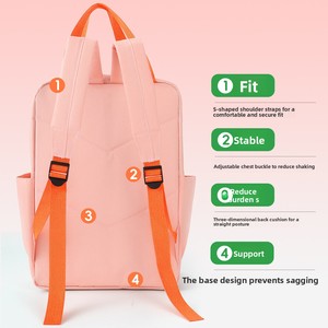 Sac à dos personnalisable QET1054 avec logo pour enfants, idéal pour les élèves du primaire et du secondaire – Vente en gros usine pour garçons et filles - Product Image 2