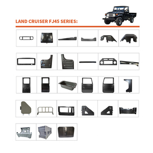 Paneles de Carrocería de Acero de Repuesto para Land Cruiser Serie 40 FJ40 BJ40 <span class=keywords><strong>HJ40</strong></span> FJ45 BJ45 HJ45 FJ43 BJ43 HJ47: Techo, Puerta, Guardabarros, Capó - Product Image 2