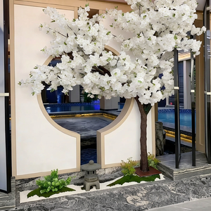 Arbres à fleurs de <span class=keywords><strong>cerisier</strong></span> artificiels <span class=keywords><strong>en</strong></span> soie, couleurs personnalisées pour mariages, aménagement paysager extérieur et intérieur, restaurants haut de gamme - Product Image 1