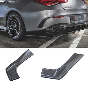 2019+ for Mercedes Benz W118 C118 CLA45 Side Skirts <b>Splitters</b> New Carbon Rear Bumper Lips Rocker Winglet - Product Image 2