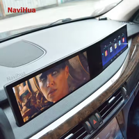 Autoradio multimédia Navihua Carplay avec écran GPS double écran 12,3 pouces pour BMW X5 X6 F15 F16 2014-2017 système NBT
