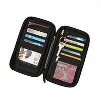 Nouvel Organisateur de Voyage Minimaliste : Porte-Cartes, Étui Portable pour Passeport et Identité, Grande Capacité, Étanche, Porte-Billets en Polyester