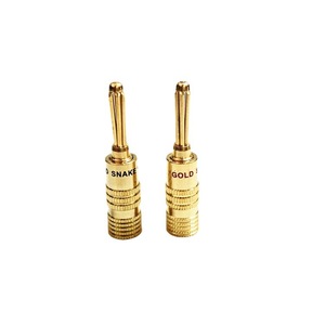 Cable de audio con conector tipo banana chapado en cobre Snake King, terminal de amplificador, enchufe de audio, venta directa de fábrica - Product Image 2