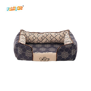 Famipet fabricante personalizado al por mayor nuevo diseño de lujo cómodo transpirable rectángulo suave lavable mascota gato perro cama - Product Image 6