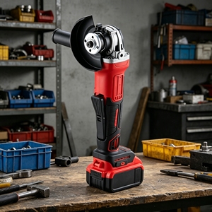 Meuleuse d'angle sans fil L&P Industrial 21V sans balais 125mm avec batterie 4Ah 6Ah et interrupteur à palette - Product Image 3
