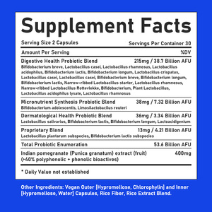 Custom Prebiotic and Probiotic Capsules Promote Gut Flora Balance Boost Immune Function Digestive Health <b>Supplement</b> Capsules - Product Image 6