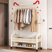 Séchoir à linge extérieur mobile, double niveau, en acier au carbone extra épais, détachable, robuste, moderne, peu encombrant et écologique