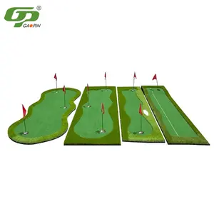 Tapis de mise en place de Golf vert, grande usine tapis de mise en place Mini terrain de Golf Portable Mat