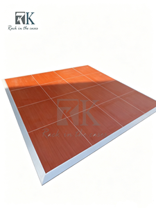 Panneau de sol en bois de haute qualité à grain naturel, panneau de sol de danse personnalisé pour les mariages en plein air et en intérieur - Product Image 2
