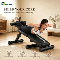 Banc de musculation pliable multifonctionnel en métal pour abdominaux, chaise de fitness, équipement de musculation à usage commercial