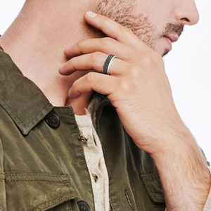 Anello Unisex Vintage con Incisioni a Pois, Gioielli di Moda Creativi all'Ingrosso - Product Image 3