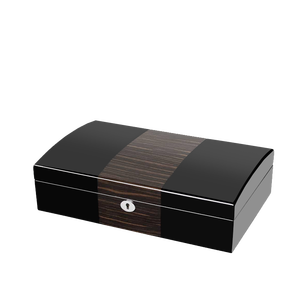 Caja de <span class=keywords><strong>Relojes</strong></span> de Madera de Lujo con Interior de Microfibra Ultra Suave, <span class=keywords><strong>Organizador</strong></span> para 12 <span class=keywords><strong>Relojes</strong></span> de <span class=keywords><strong>Hombre</strong></span> - Product Image 1