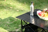 Table de barbecue portable en alliage d'aluminium table de pique-nique en plein air bureau de camping autonome