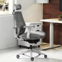 Fabricants de meubles commerciaux, fauteuils de bureau ergonomiques à dossier haut en maille, avec accoudoirs 4D, pour cadres