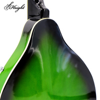 Chine usine rafale couleur mandoline moins cher à vendre effet OEM personnalisé Musical mandoline verte instrument de musique