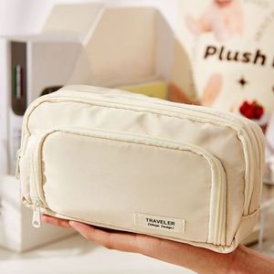 <span class=keywords><strong>Astuccio</strong></span> in Poliestere all'Ingrosso di Grande Capacità per la Scuola, Multistrato con Cerniera Completa, Organizer Multifunzionale per Cancelleria Studenti - Product Image 6