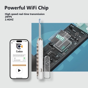 Kit de Limpieza de Oídos con Cuchara de Silicona Inteligente WIFI, Visual, con Luz LED, Seguro, Inalámbrico, con Conexión USB - Product Image 5