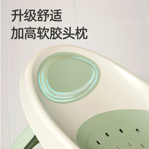 Soporte de Baño para Bebé con Sensor de Temperatura para Recién Nacidos de 0 a 12 Meses, Soporte de Plástico para Bañera, Uso Reclinado y Sentado - Product Image 2