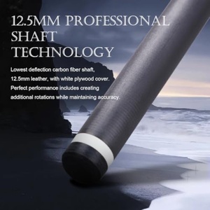 Fléchette de billard en fibre de carbone de 12,5 mm à faible déviation, structure croisée, avec joint Uni-lock pour joueurs professionnels - Product Image 4