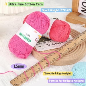 Vente directe fabricant – Fil fantaisie 100 % acrylique, teint, à quatre brins, tricoté à la main, épaisseur moyenne, pour bébé, type laine de bébé et coton laitier - Product Image 6