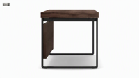 Bureau de direction modulaire ergonomique extensible dans un environnement de bureau minimaliste de style moderne